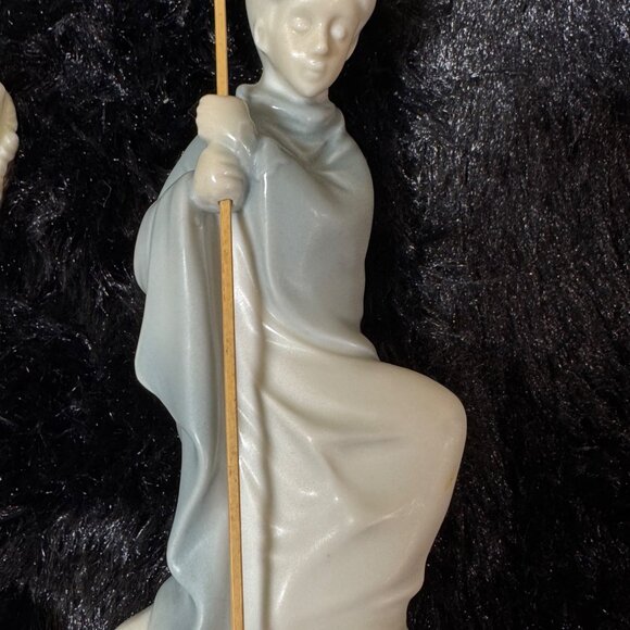 Vintage CCCC Japan Ceramic Nativity Figurines Set Mary Joseph & Baby Jesus - Picture 4 of 7